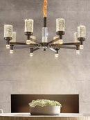 GobekUsa Bubble Crystal Chandelier for Luxurious Living Room Decor