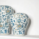 GobekUsa Blue and White Porcelain Ceramic Vase Chinese Retro Style Home Decoration Flowerpot