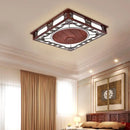 GobekUsa Integrated Invisible Ceiling Fan Lamp Chandelier for Living Room, Dining Room, Bedroom