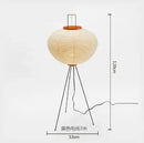 GobekUsa Japanese Rice Paper Floor Lamp Modern Wabi Sabi Lantern Light
