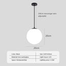 GobekUsa Glass Ball Pendant Lights: Elegant Globe Hanging Lamps for Home, Restaurant & Bar.