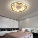 GobekUsa Gold Luxury LED Ceiling Chandelier for Modern Living Rooms, Bedrooms, and Kitchens