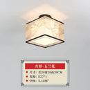 GobekUsa Lotus Chinese Chandelier Ceiling Lamp Simple Corridor Painting LED Lighting