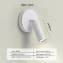 GobekUsa Gold Aluminum LED Wall Lamp Rotatable for Bedroom Living Room Office