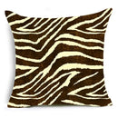 GobekUsa Animal Print Pillowcase Cushion Cover Home Decoration for Sofa
