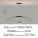 GobekUsa LED Pendant Lamp - Minimalist Hanging Light for Dining Room & Home Decor