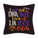 GobekUsa Halloween Linen Cushion Cover for Living Room Decor and Sofa - Trick or Treat