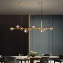 GobekUsa Glass Ball LED Pendant Lights for Home Dining Kitchen Island Chandelier