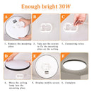 GobekUsa LED Ceiling Light Bathroom Chandelier Panel Fixture for Home Decor Lighting