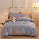 GobekUsa Cotton Thickened Bedding Set - Single/Double Size, High Quality, Warm & Soft.