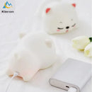 GobekUsa Cat Silicone LED Night Light with Remote Control