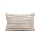 GobekUsa Beige Wabi-sabi Tufted Fringed Geometric Tassel Cotton Linen Pillow Cover
