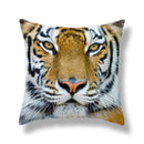 GobekUsa Brave Tiger Pattern Print Pillowcase, Super Peach Skin Cushion Cover