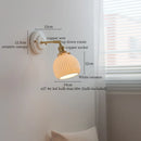 GobekUsa Ceramic LED Wall Lamp Bedroom Kitchen Bathroom Mirror Bedside Stair Light
