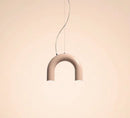 GobekUsa Blue Metal Arch Chandelier Pendant Light - Modern Design for Home Décor