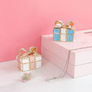 GobekUsa Knot Ribbon Jewelry Box: Bow Shaped Ring Earring Organizer & Gift Container