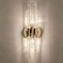 GobekUsa Crystal Wall Lamp: Modern & Simple Living Room Light for Corridor & Bedside