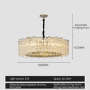 GobekUsa Crystal Light: Modern Elegant Lighting for Living Room, Dining Room, Bedroom