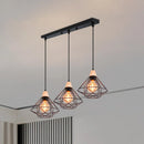 GobekUsa Industrial Wood Ceiling Chandelier for Bedroom Cafe Bar Restaurant Decor