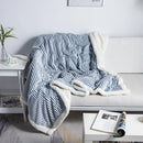 GobekUsa Cozy Nordic Wool Throw Blanket: Soft & Stylish for Office, Sofa, or Shawl