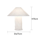 GobekUsa Japanese Paper Floor Lamp: Nordic Design Wabi Sabi LED Table Lamp for Bedroom, Living Room