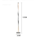 GobekUsa Aluminum Floor Lamp: Modern Free Standing LED Dimmable Lights