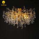 GobekUsa Gold Tree Branch Chandelier for Dining Room