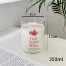 GobekUsa Glass Coffee Mug Tea Milk Beer Tumbler Heat-resistant Drinking Cup