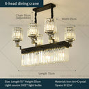 GobekUsa Crystal Chandelier Light: Luxury Living Room Dining Bedroom Airy Elegance