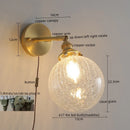 GobekUsa Green Glass LED Wall Lamps - Modern Home Decor Applique Murale