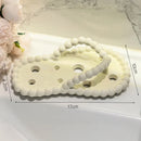 GobekUsa Ceramic Slipper Soap Dish Drainage Rack Bathroom Accessory