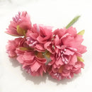 GobekUsa 200pcs Mixed Rose Red Flower Cherry Stamen Berries Bundle for DIY Decor