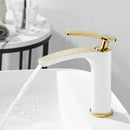 GobekUsa Brass Bathroom Basin Faucet Cold Hot Water Mixer Sink Tap Deck Mounted