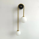 GobekUsa Glass Ball Gold LED Wall Lamp for Modern Home Decor & Lighting