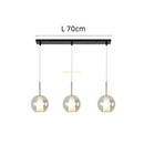 GobekUsa Glass Bubble Pendant Lights: Luxury LED Chandeliers for Restaurant, Staircases & Bedside