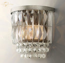 GobekUsa Crystal LED Wall Sconce Light Fixture - Portia Collection