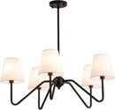 GobekUsa Industrial Style Chandelier for Home Living Room Decor Lighting