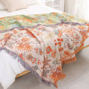 GobekUsa Bohemian Sofa Blanket - Multi-functional Non-slip Cover for All Seasons