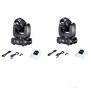GobekUsa 120W LED Moving Head Light Beam Spot Wash Gobo 8 Face Roto Prism