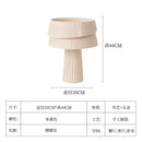 GobekUsa Cream Wind Mushroom Table Lamp LED E27 Retro Atmosphere Decor for Bedroom, Cafe