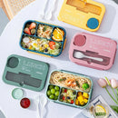 GobekUsa Kids' 1300ML Lunch Box Set with Utensils – Microwave Safe Bento Container