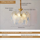 GobekUsa Crystal Chandelier: French Light Luxury Retro Color Living Room Villa Dining Room Lamps