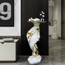 "GobekUsa Feather Floor Decoration for Living Room, TV Cabinet, Sofa & Housewarming"