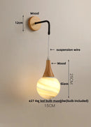 GobekUsa Cube LED Wall Lights | Modern Nordic Wood Design for Home Decor