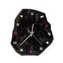 GobekUsa Crystal Geometric Wall Clock for Living Room Decor
