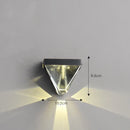 GobekUsa Crystal Wall Sconce Light for Living Room Bedroom Hallway Lighting