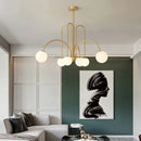 GobekUsa Glass Ball LED Chandelier for Indoor Decor Lighting