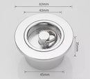 GobekUsa Brass Chrome Swimming Pool Fishbowl Drain, Superior Quality, High Waterflow
