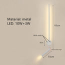 GobekUsa Adjustable Angle LED Wall Lamp 3000K Sconces for Bedside Reading