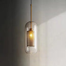 GobekUsa Glass Pendant Lights: Nordic Style Dining Kitchen Bedroom Lighting Fixtures
